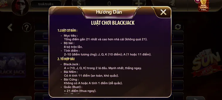Chinh Phục Đỉnh Cao Black Jack Tại SunWin Cổng Game Đẳng Cấp Nhất
