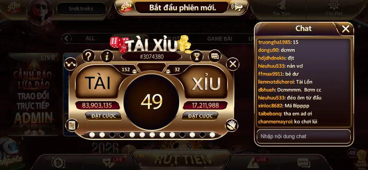 Minigame Tài Xỉu Tại SunWin Đấu Trường Xúc Xắc Đỉnh Cao Siêu Hấp Dẫn