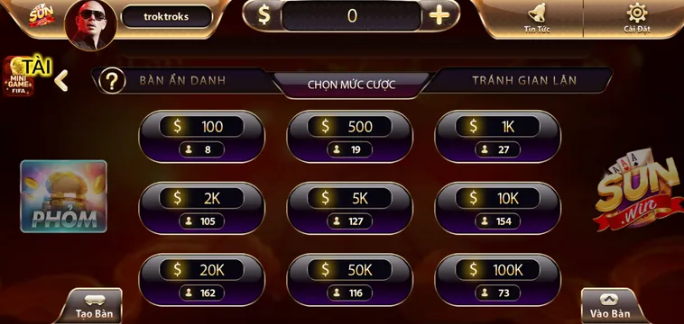 Phỏm Tại Sunwin Sân Chơi Đỉnh Cao Dành Cho Các Cao Thủ Đánh Bài Chuyên Nghiệp