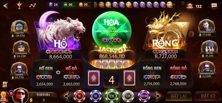 Khám Phá Sức Hấp Dẫn Của Tựa Game Rồng Hổ Tại SunWin Đẳng Cấp Nhất