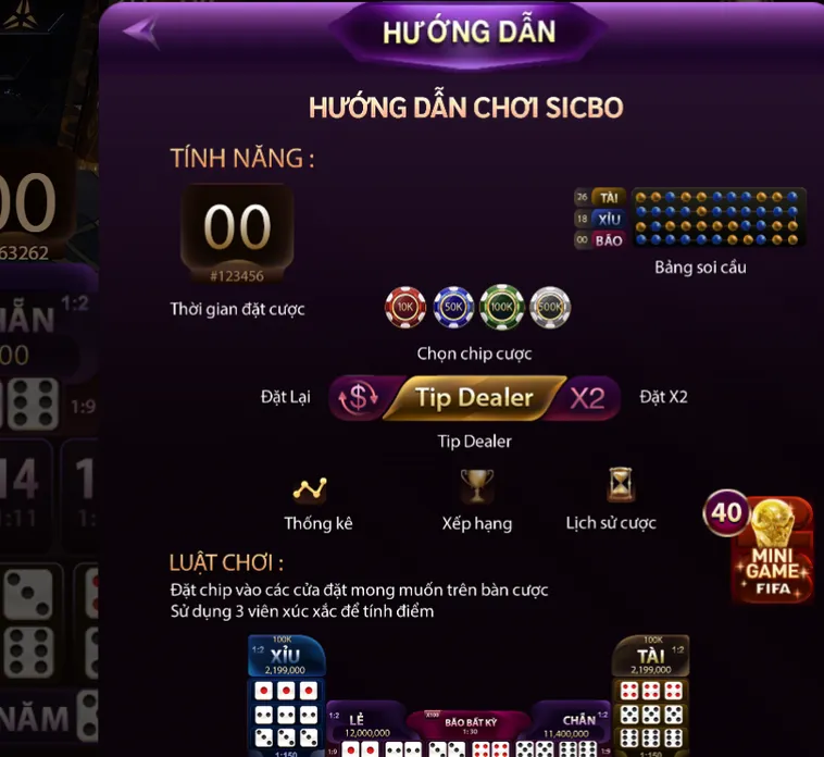 Trải Nghiệm Sicbo Livestream Tại SunWin Đẳng Cấp Với Tỷ Lệ Thắng Cực Cao